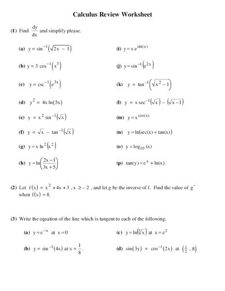 9 Best Images of Inverse Functions Algebra 2 Worksheets - Inverse Trig